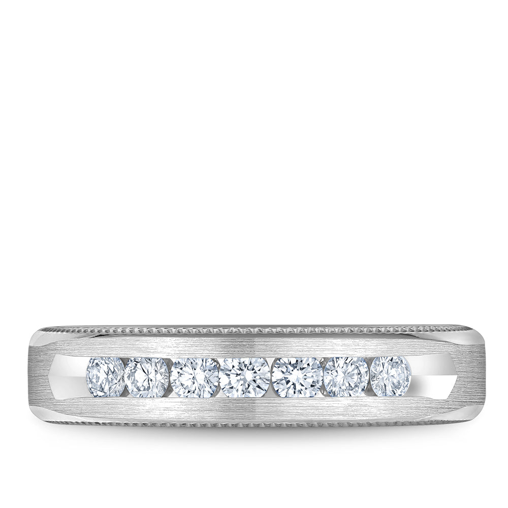 Bleu Royale White Gold & Diamonds 5.5mm Wedding Band