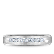 Bleu Royale White Gold & Diamonds 5.5mm Wedding Band