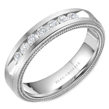 Bleu Royale White Gold & Diamonds 5.5mm Wedding Band