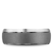 Bleu Royale Tantalum & White Gold 7.5mm Wedding Band