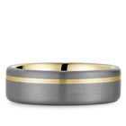 Bleu Royale Tantalum & Yellow Gold 7mm Wedding Band