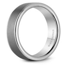 Bleu Royale Tantalum & White Gold 7mm Wedding Band