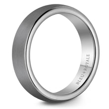 Bleu Royale Tantalum & White Gold 6mm Wedding Band