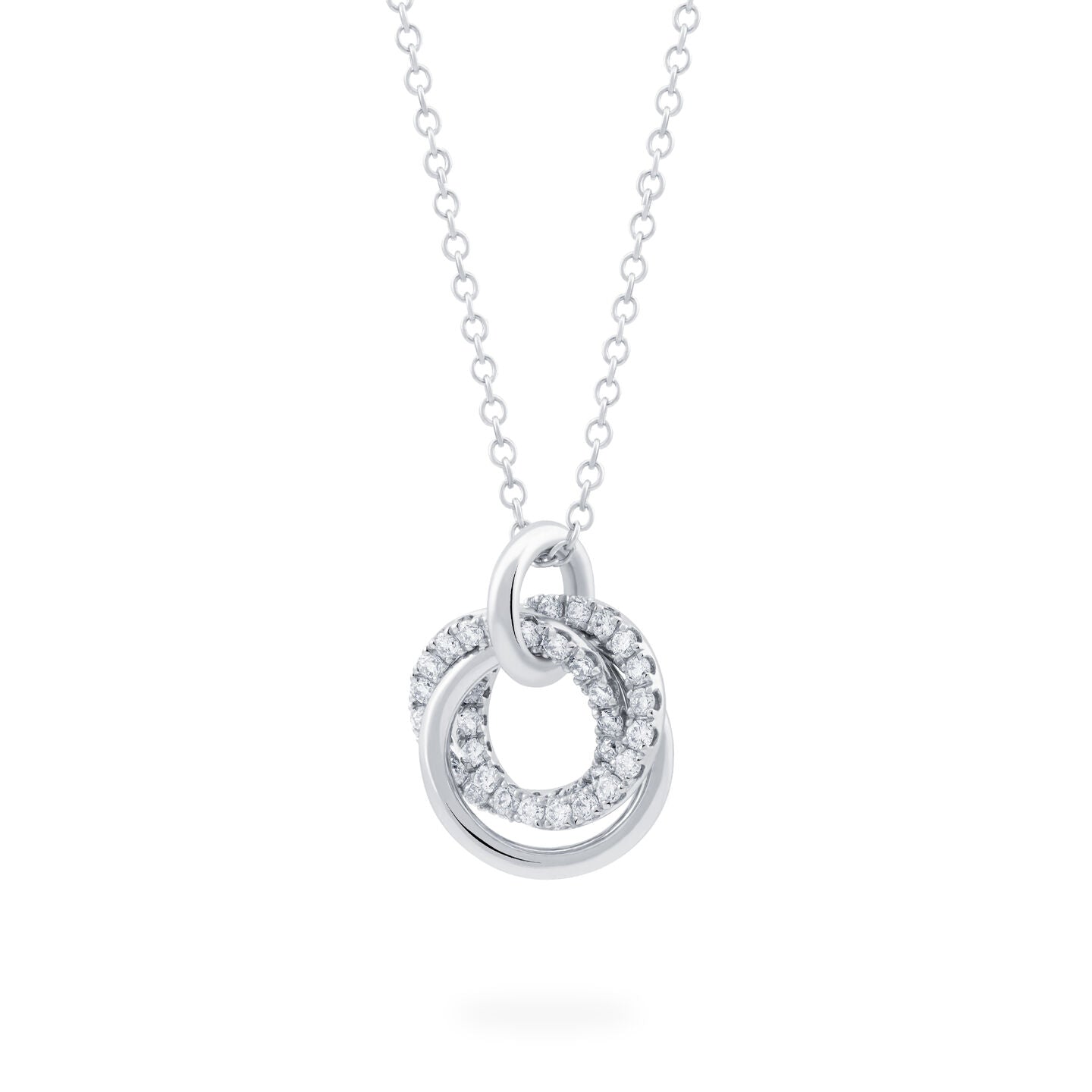 Birks Rosee Du Matin Small Entwine Diamond Necklace