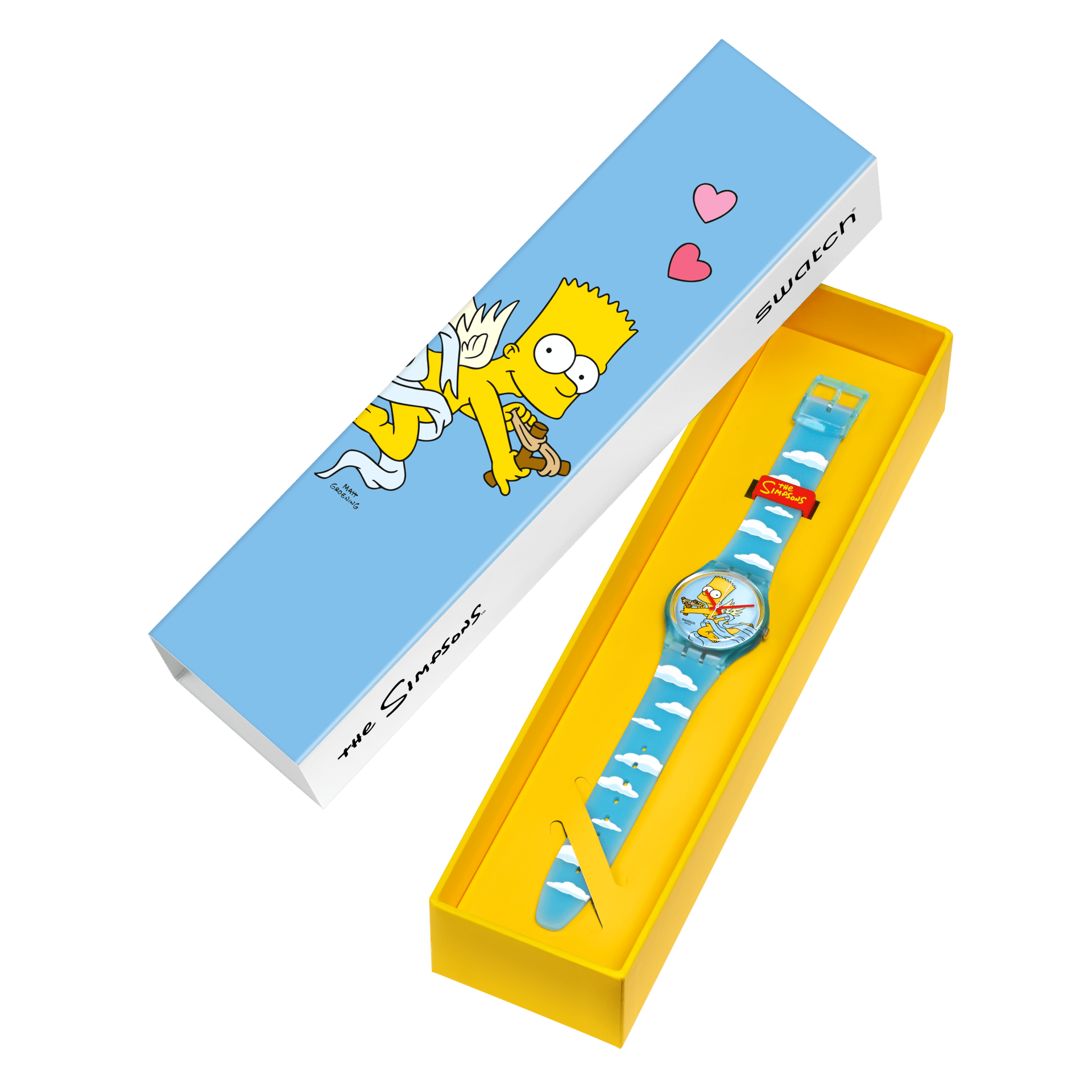 Swatch Watch Simpson's Angel Bart 34mm