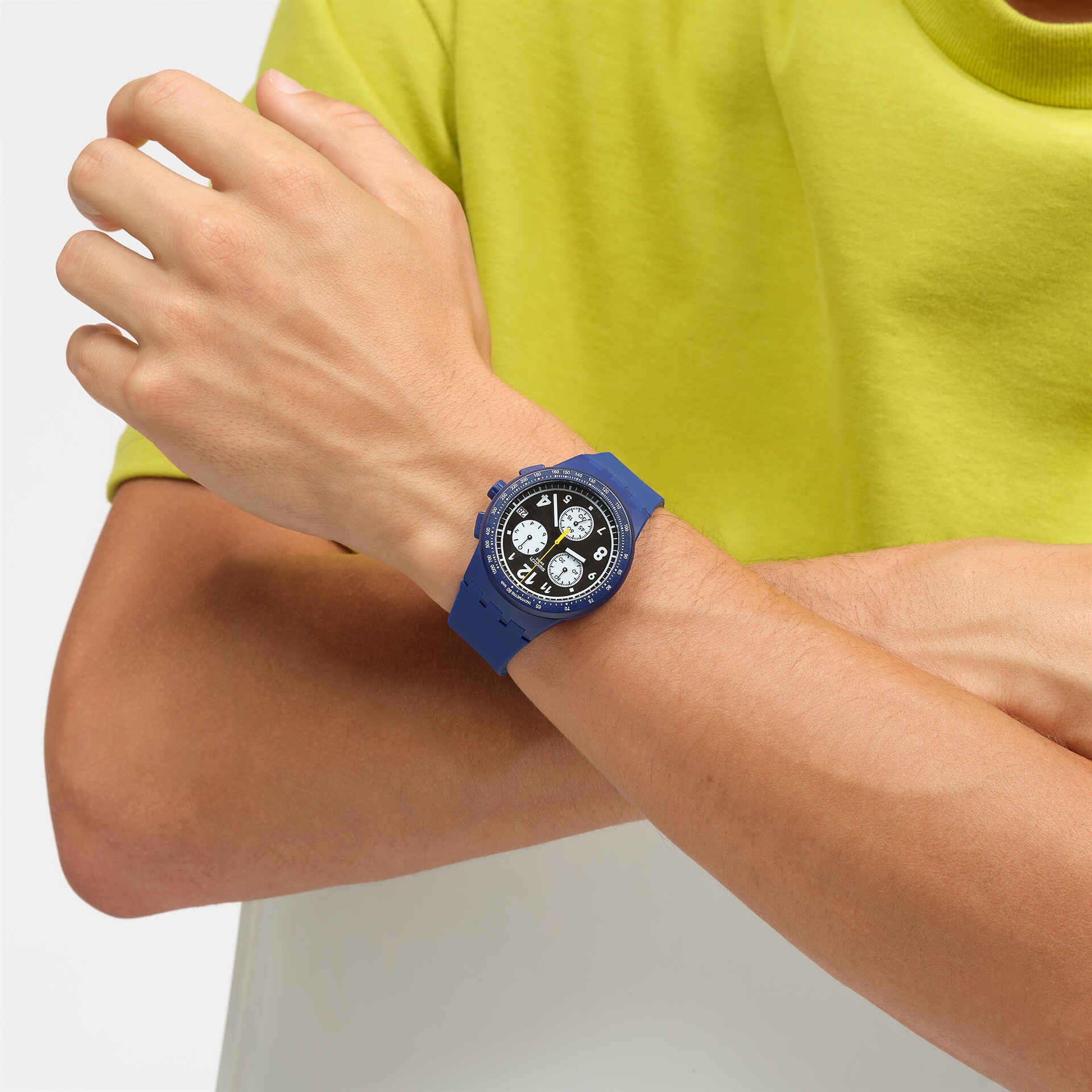 Swatch Watch Nothing Basic About Blue 42mm