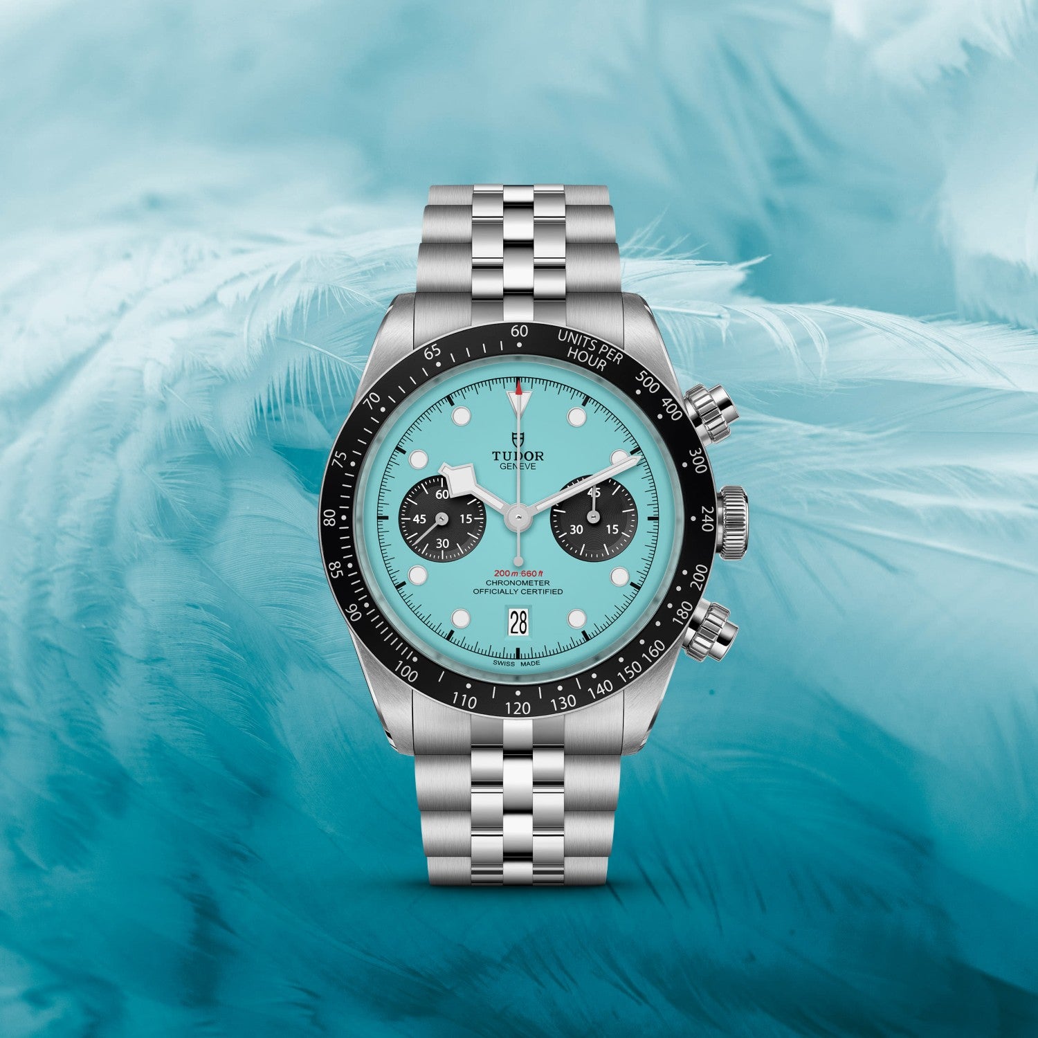 TUDOR Black Bay Chrono "Flamingo Blue"