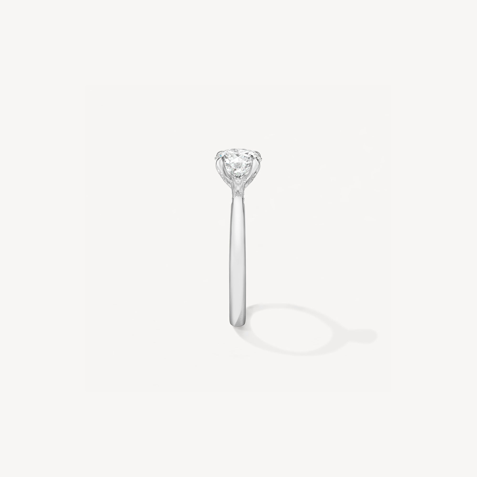 Hearts On Fire Vela Solitaire Ring with Diamond Gallery