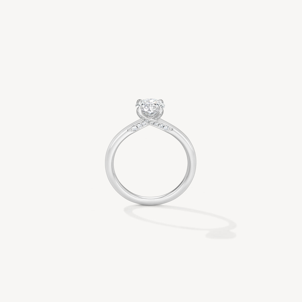 Hearts On Fire Vela Solitaire Ring with Diamond Gallery