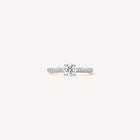 Hearts On Fire Vela Solitaire Ring With Diamond Band