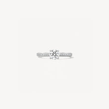 Hearts On Fire Vela Solitaire Ring With Diamond Band