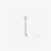 Hearts On Fire Vela Solitaire Ring with Diamond Band