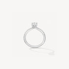 Hearts On Fire Vela Solitaire Ring With Diamond Band