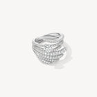 Hearts On Fire Vela Solitaire Ring With Diamond Band
