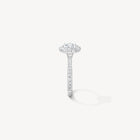 Hearts On Fire Vela Halo Ring With Diamond Band