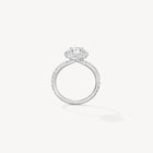 Hearts On Fire Vela Halo Ring With Diamond Band