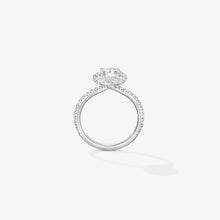 Hearts On Fire Vela Halo Ring With Diamond Band