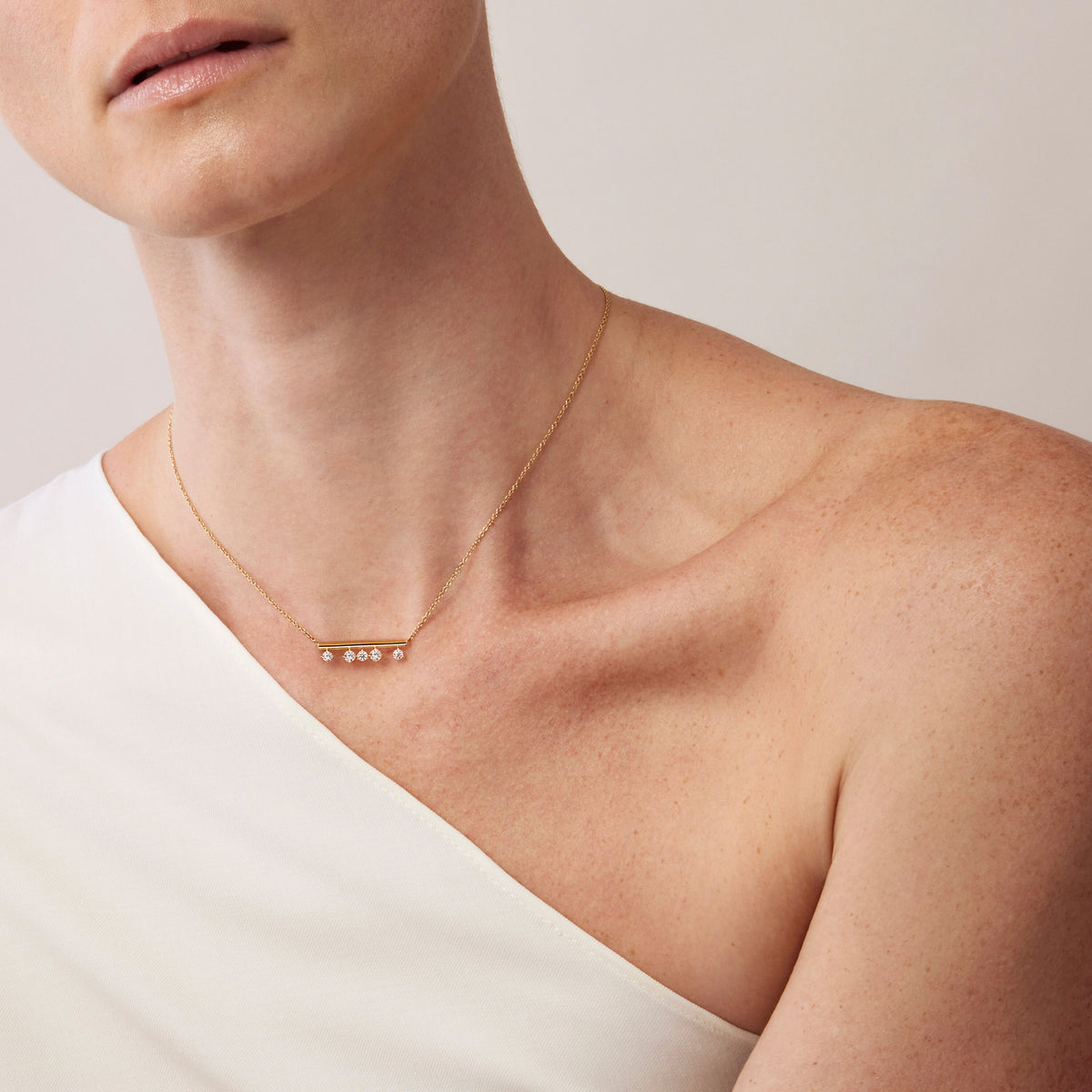 Hearts On Fire Barre Floating Diamond Pendant Necklace