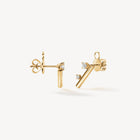 Hearts On Fire Barre Floating Diamond Climber Earrings