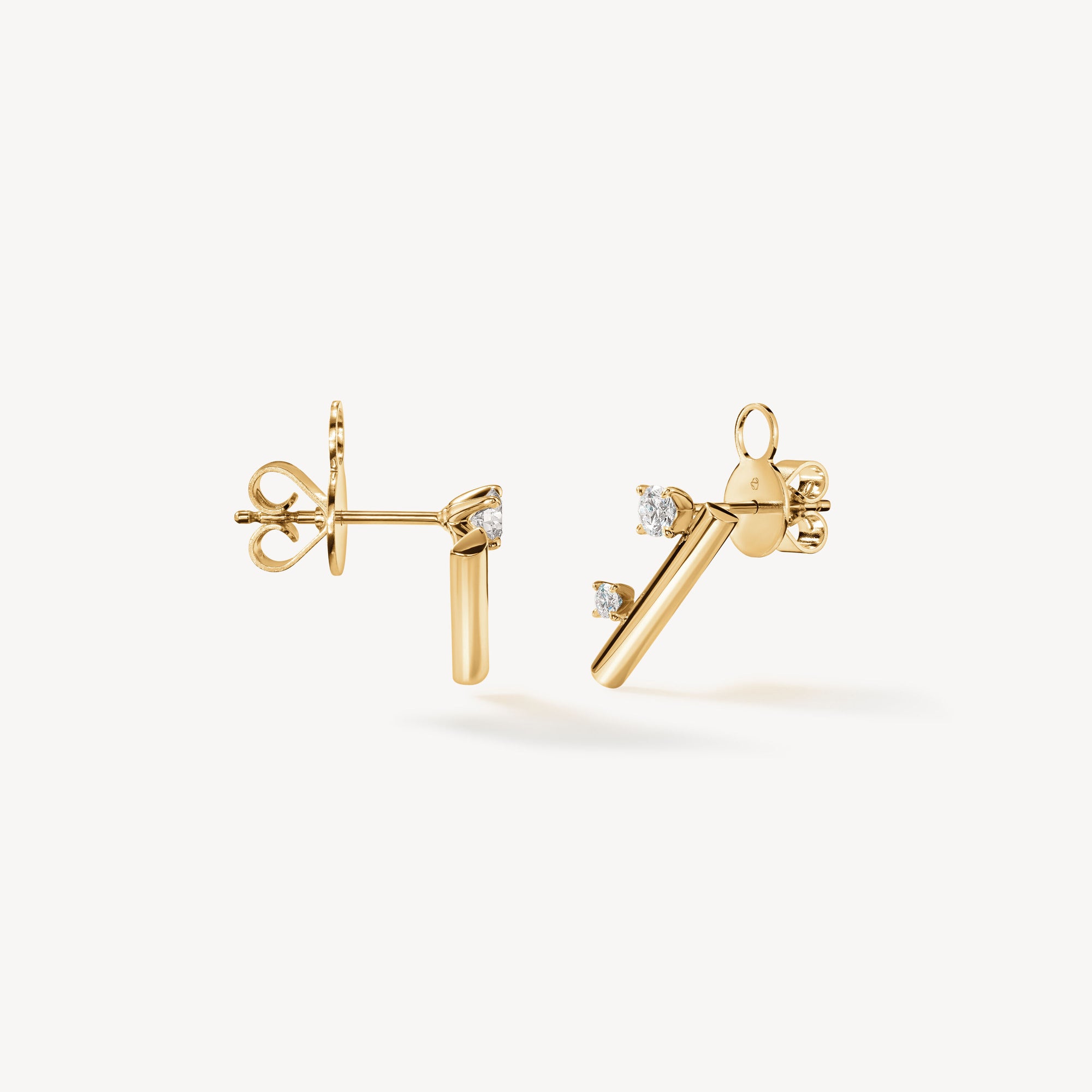 Hearts On Fire Barre Floating Diamond Climber Earrings