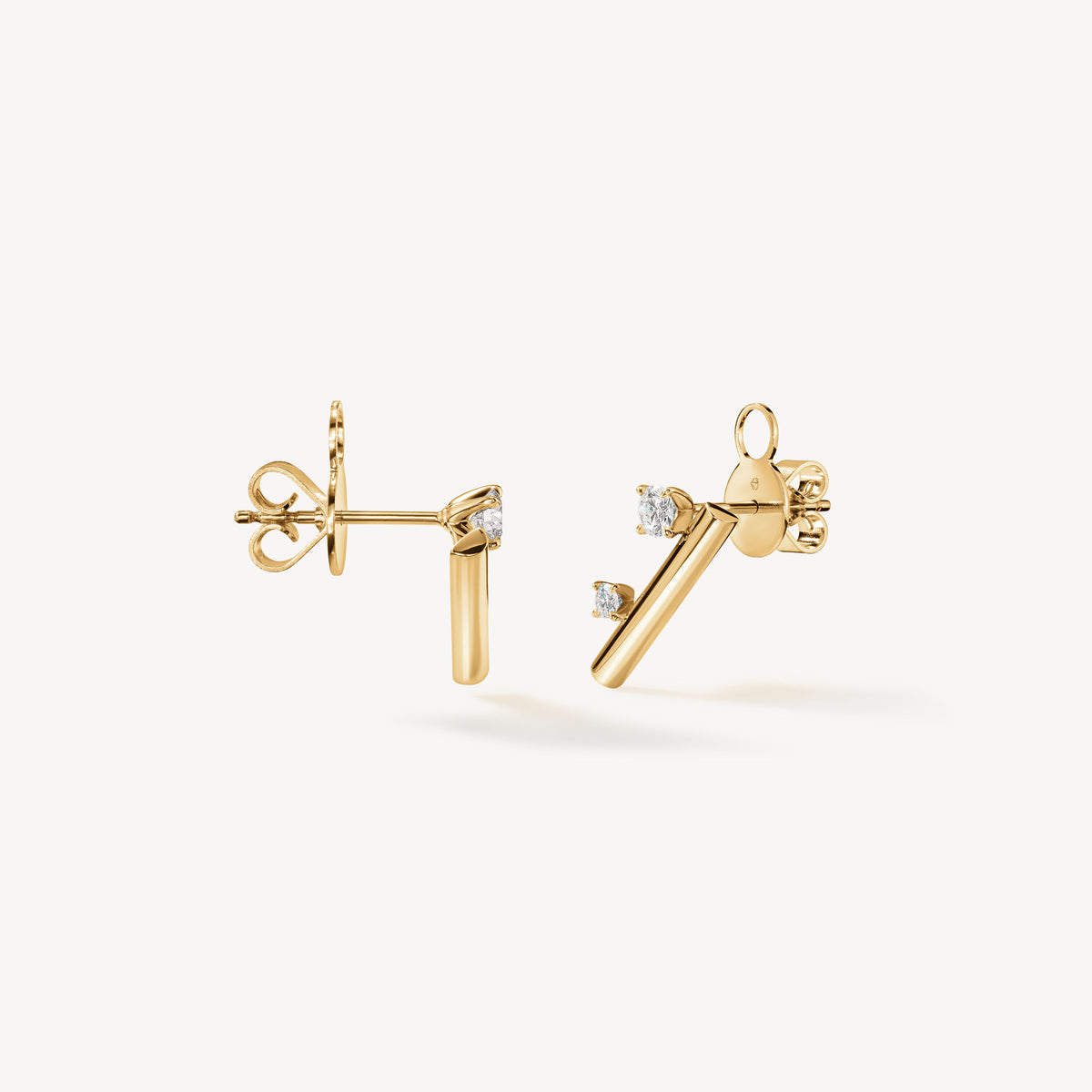Hearts On Fire Barre Floating Diamond Climber Earrings