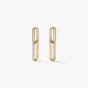 Hearts On Fire INSIDE/OUT Diamond Link Earrings
