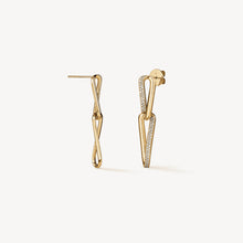 Hearts On Fire INSIDE/OUT Diamond Link Earrings