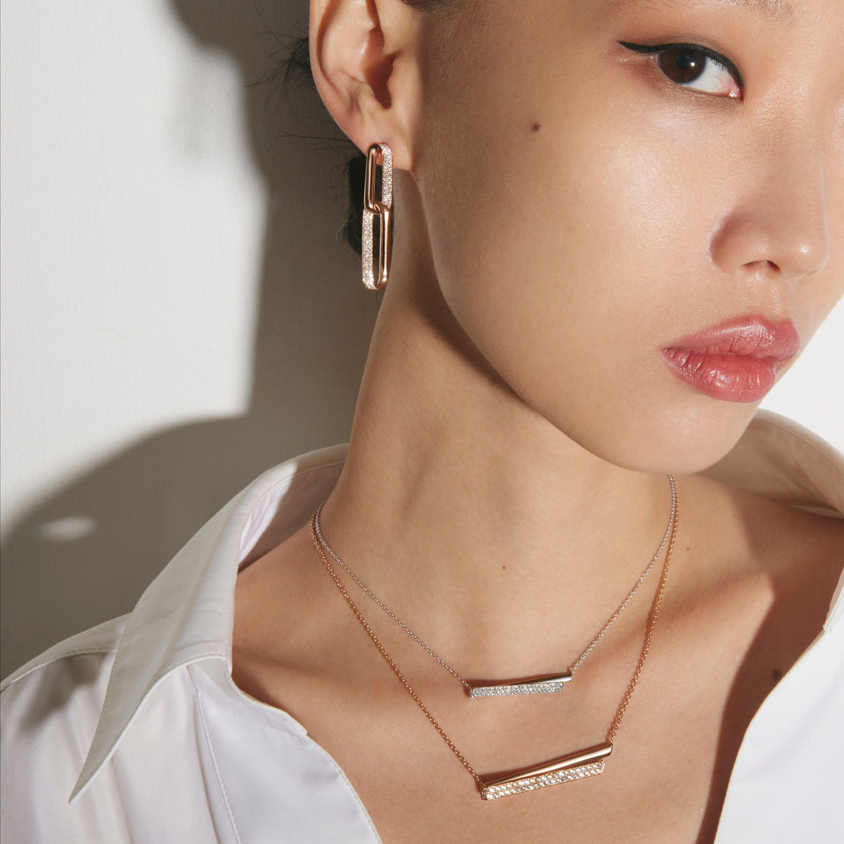 Hearts On Fire INSIDE/OUT Diamond Flip Pendant Necklace
