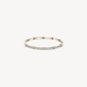 Hearts On Fire Copley Half Pavé Diamond Bangle