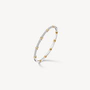 Hearts On Fire Copley Half Pavé Diamond Bangle