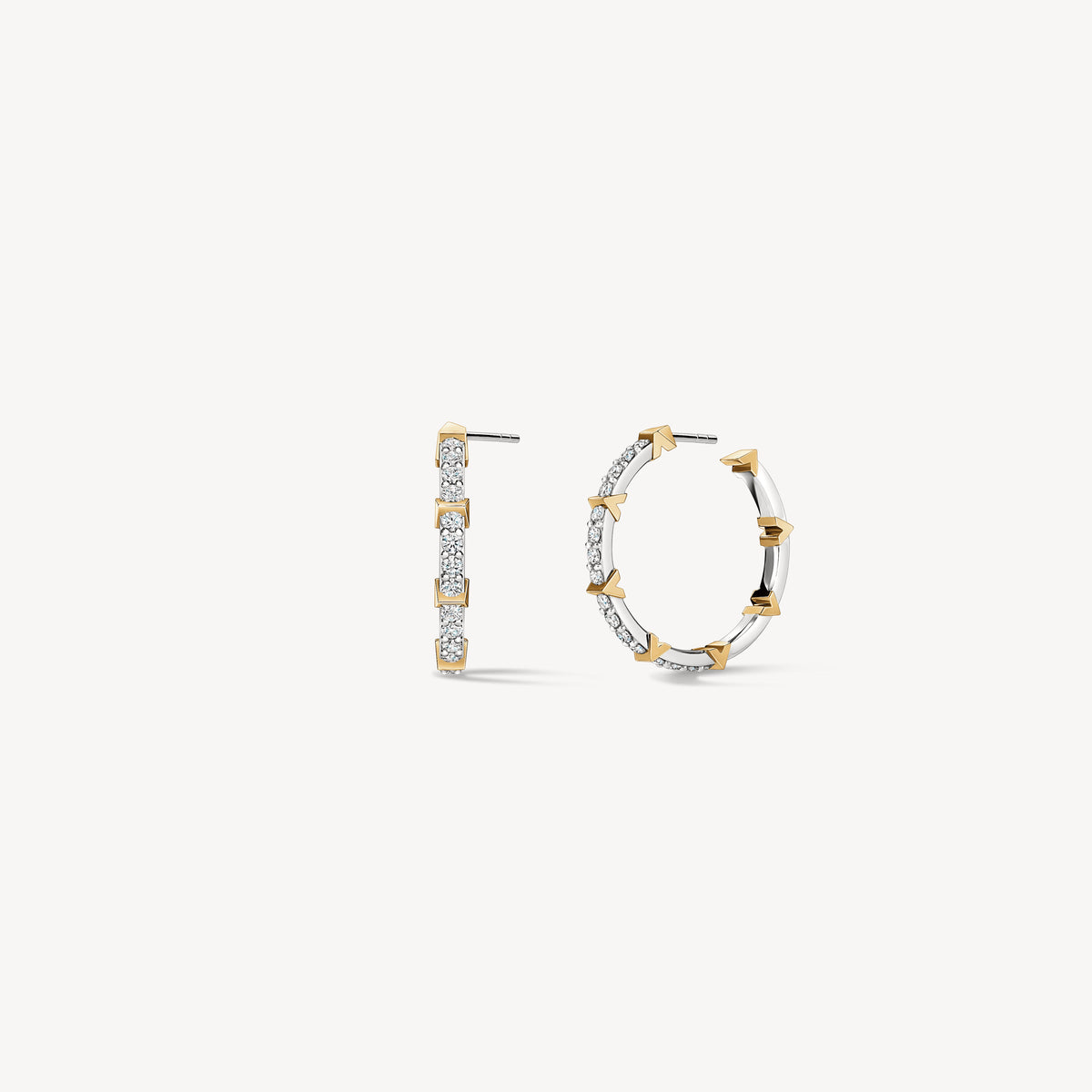 Hearts On Fire Copley Pavé Diamond Hoop Earrings