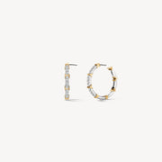 Hearts On Fire Copley Pavé Diamond Hoop Earrings
