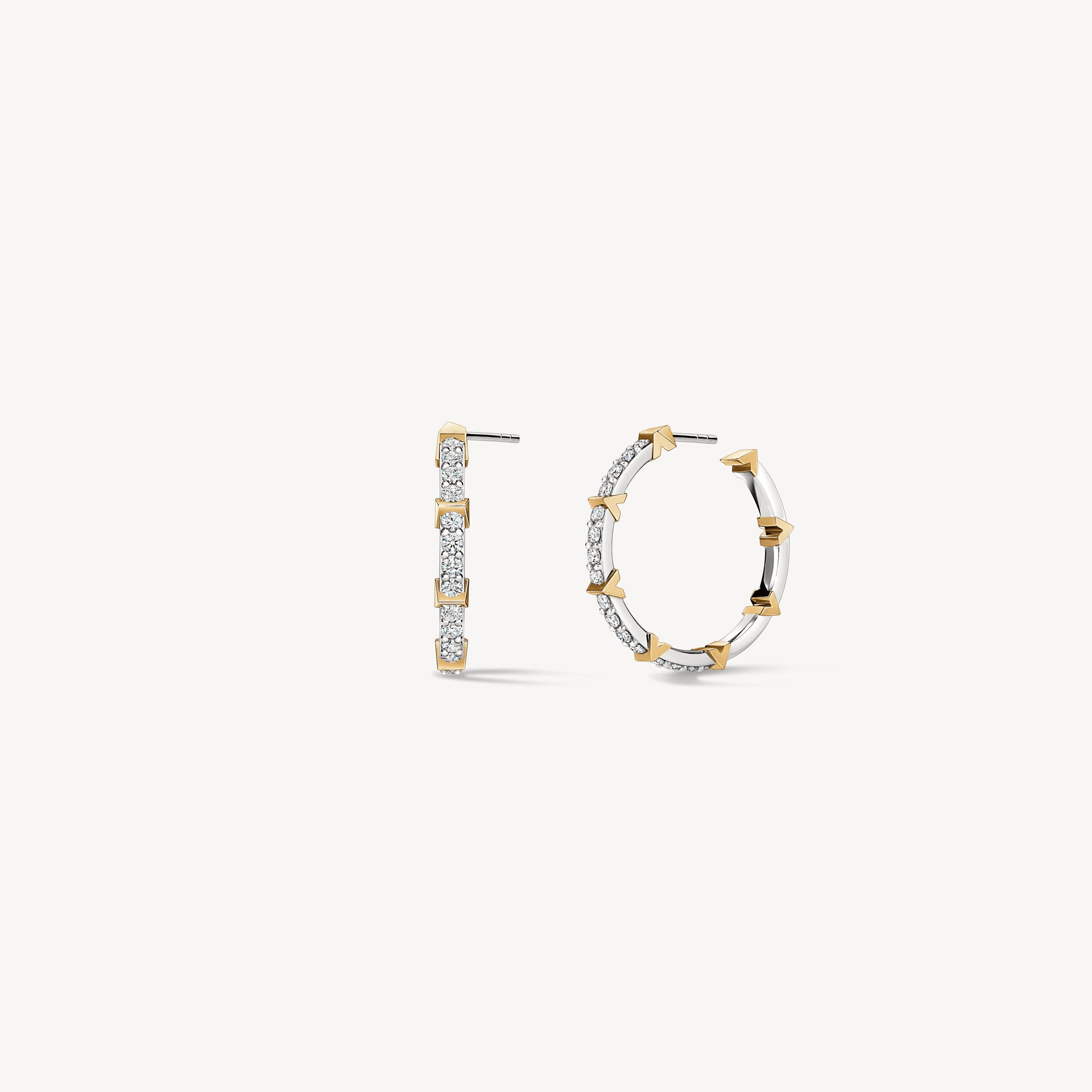 Hearts On Fire Copley Pavé Diamond Hoop Earrings