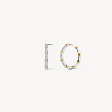 Hearts On Fire Copley Pavé Diamond Hoop Earrings