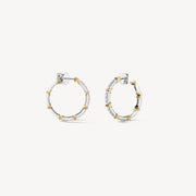 Hearts On Fire Copley Pavé Diamond Hoop Earrings