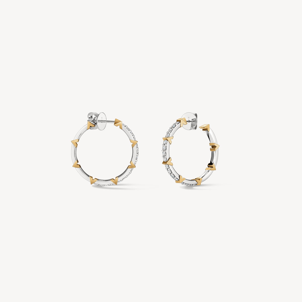 Hearts On Fire Copley Pavé Diamond Hoop Earrings