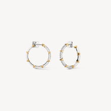 Hearts On Fire Copley Pavé Diamond Hoop Earrings