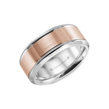 10mm Classic Wedding Band Sandpaper Center & High Polish Sides & Bevel