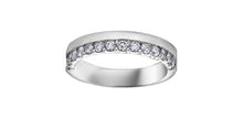14K White Gold 0.50ctw Diamond Wedding Band Size 6