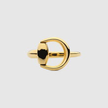 Gucci Horsebit 18K Yellow Gold Ring Size 6