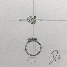 2.08 Toi et Moi Custom Ring