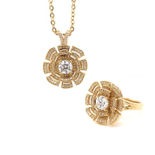 0.70 Golden Petals Custom Necklace