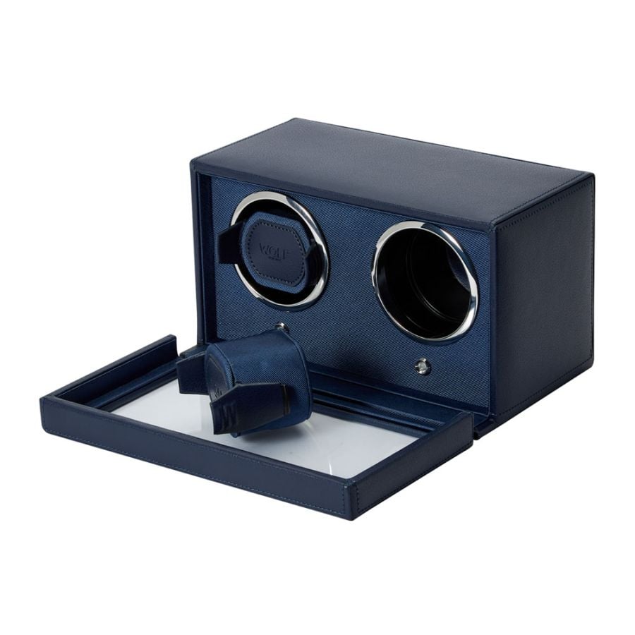 WOLF Double Cub Winder with Cover Navy