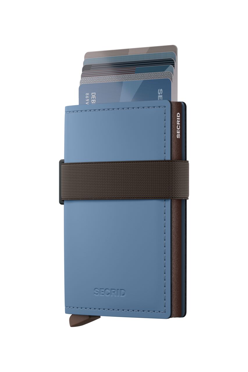 Secrid Bandwallet Matte Steel Blue-Brown