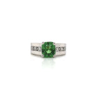 2.56 Vivid Tsavorite Custom Ring