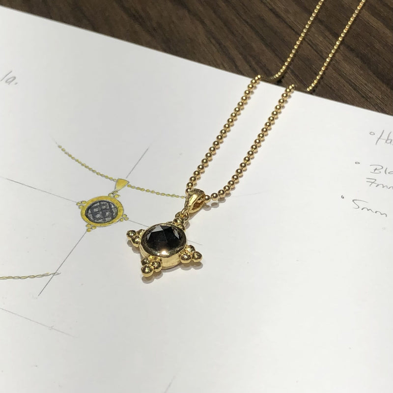 2.29 Hammered Rose Custom Necklace