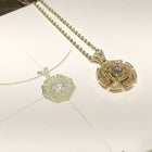 0.70 Golden Petals Custom Necklace