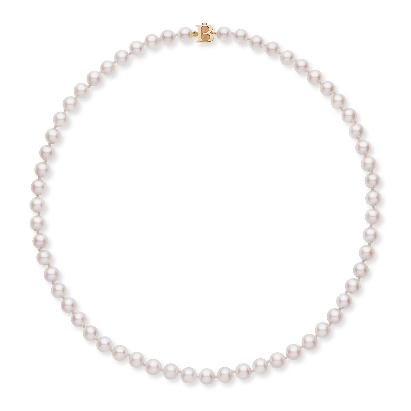 Birks Akoya Pearl Necklace with 18KY Birks Clasp