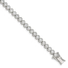 Sterling Silver CZ Tennis Bracelet