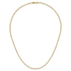 10K Yellow Gold 18" Oval Link Necklace